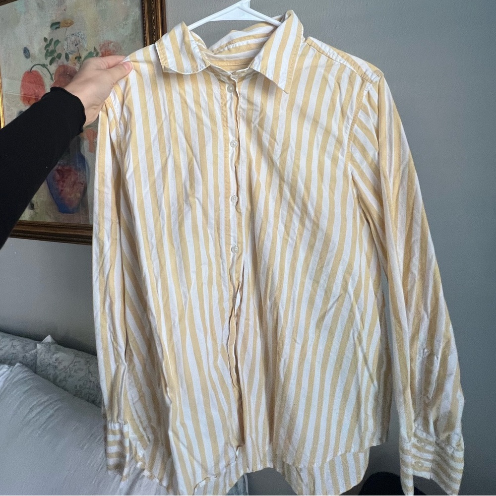 Banana republic button down yellow